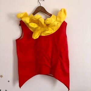 French Fries Funny Costume Adult Unisex One Size | Food Halloween Fast Food Fun